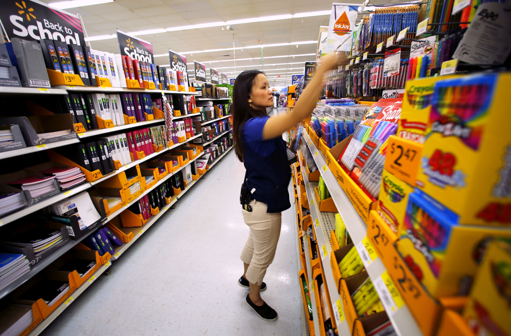 Back-to-school shopper